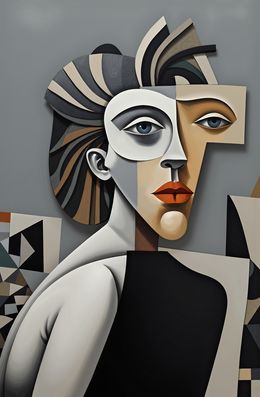 Print, The Cartographer of Faces, Sephora Venites
