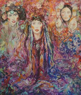 Painting, Tibet Fantasy, Anna Privaloff
