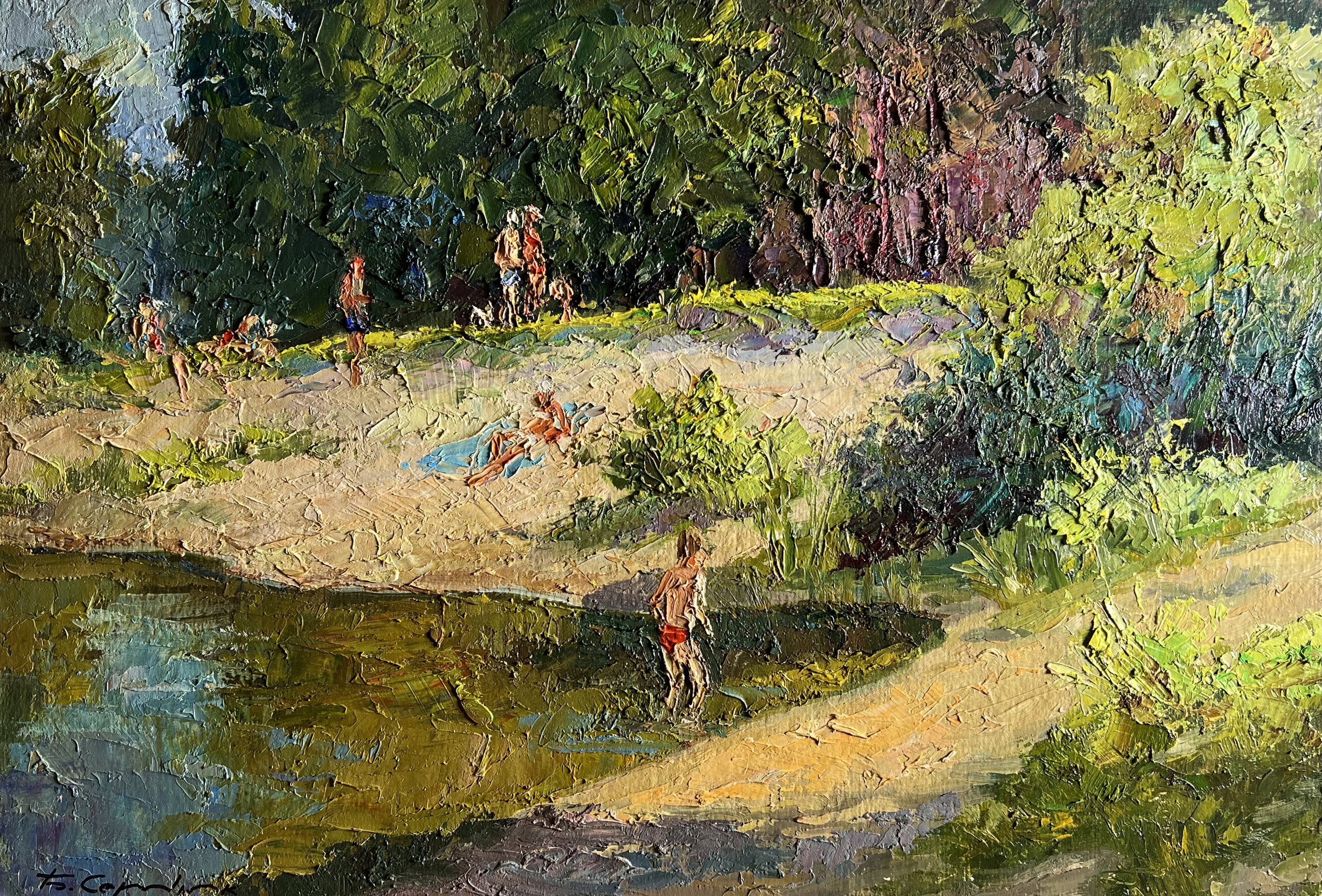 Boris Serdyuk, Summer vacation on the river Boris Serdyuk, Summer vacation on the river