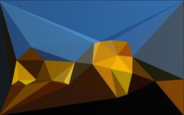 Print, Faisceaux d'Or aux reflets bleutés, ART-MCB