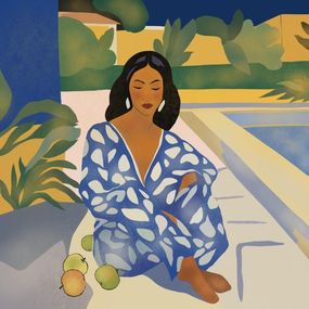 Print, Summer time, Nina Tsorieva