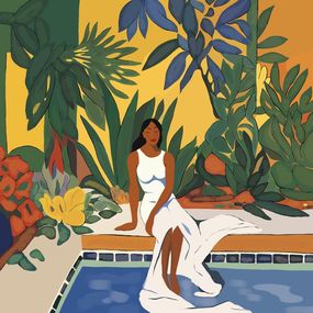Print, Summer time, Nina Tsorieva