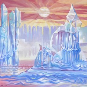 Gemälde, Ethereal Ice Towers, Samvel Atasunts