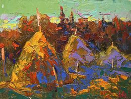 Gemälde, The sun is setting, Ivanyuk Oleksiy