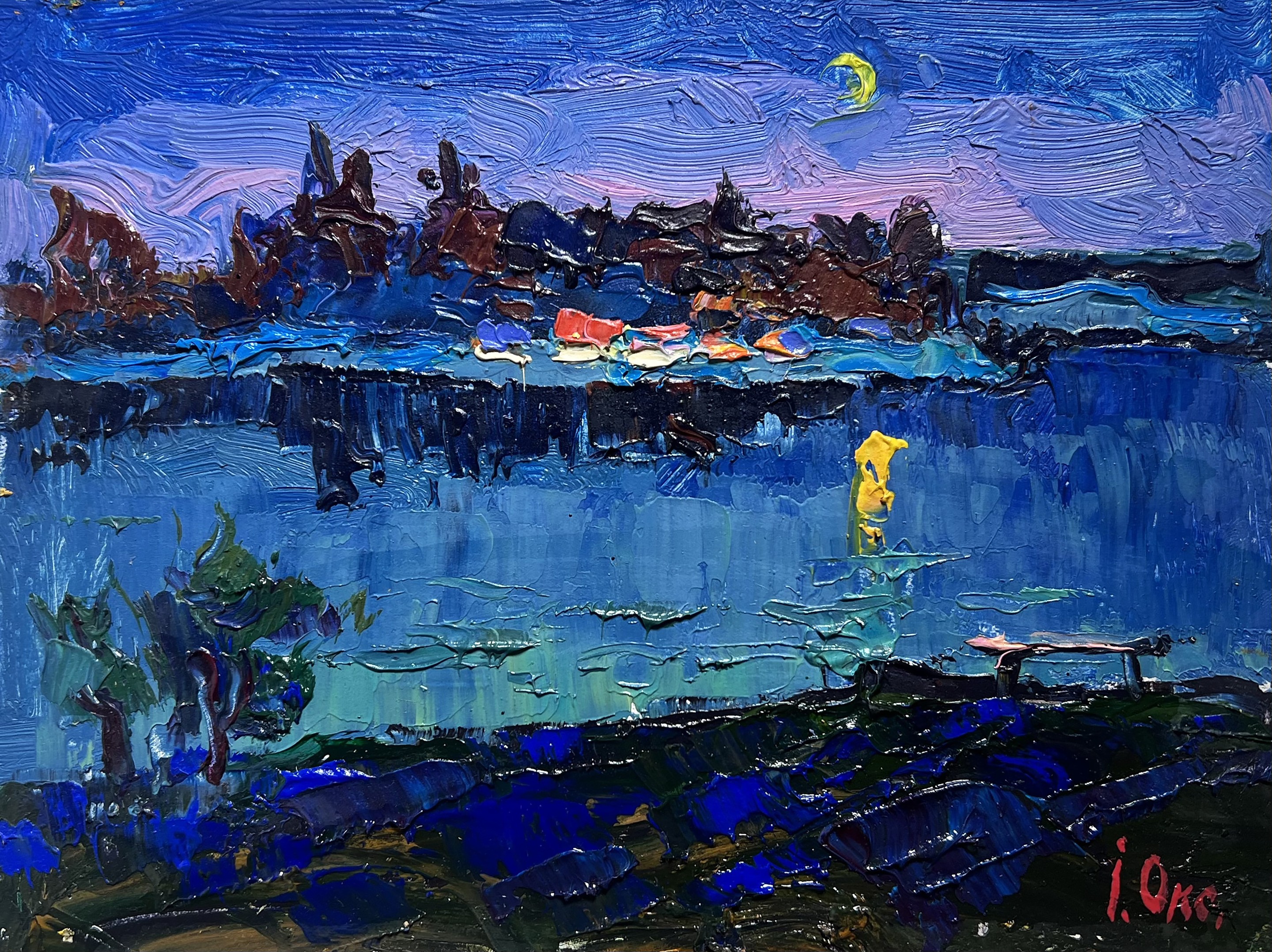 Oksana Ivanyuk, Moon over the river Oksana Ivanyuk, Moon over the river