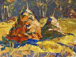 Gemälde, In a sunny field, Ivanyuk Oleksiy