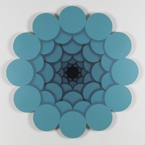 Painting, Deep teal, George Koutsouris