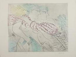 Print, Adam et Ève au paradis, Alekos Fassianos