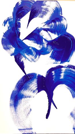 Gemälde, Femme à la Peau Bleue - Collection Femme à la Peau Bleue, Géraldine Auret