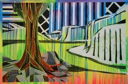 Painting, Avatar Tree, Baptiste Laurent