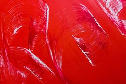 Gemälde, Mer Rouge - Collection Vibrations, Géraldine Auret