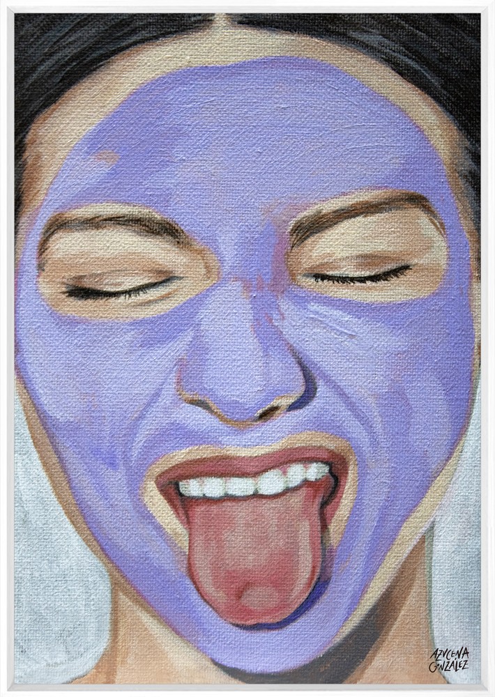 Azucena Gonzalez, The mask Azucena Gonzalez, The mask