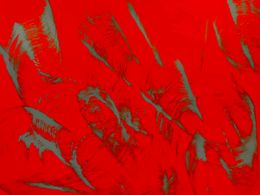 Gemälde, Mer Rouge - Collection Vibrations, Géraldine Auret