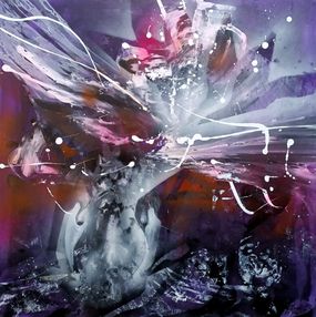 Peinture, Explosion Flowers in an Ancient Vase, Ovidiu Kloska