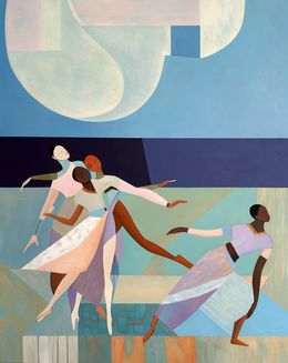 Painting, Choreography of Love, Barbara Schaumann