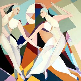 Gemälde, Intertwined in Rhythm, Barbara Schaumann