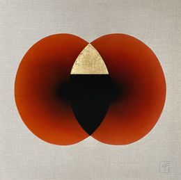 Painting, Le feu, Catherine Ludeau