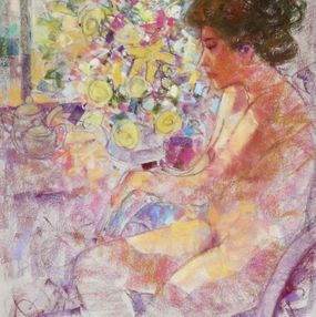 Painting, À Côté De La Fenêtre, Joan Raset