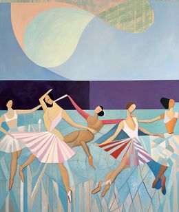 Painting, Symphony of Movement, Barbara Schaumann