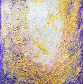 Painting, Envol des libellules, Charlotte Orel