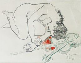 Peinture, Nu Avec Violon, Joan Raset