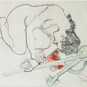 Painting, Nu Avec Violon, Joan Raset