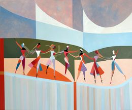 Painting, In the Company of Dance, Barbara Schaumann