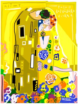 Print, Le baiser - collection spéciale Grands Formats, Jean-Philippe Henric