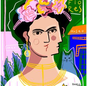 Print, Frida Kahlo - collection spéciale Grands Formats, Jean-Philippe Henric