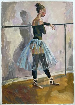 Painting, Charlotte as a ballerina 5, Nadezda Stupina