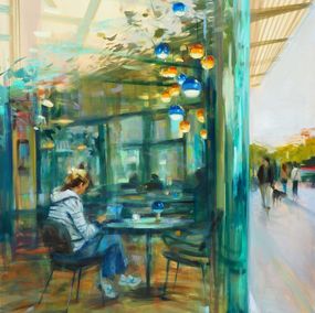 Painting, In the seventh heaven, Mónica Castanys