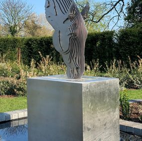 Sculpture, Drinking horse IV, Tom Hiscocks