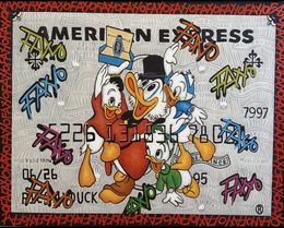 Peinture, American Express Picsou, Stéphan Ouzilou (Fano)