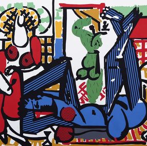 Gemälde, Hommage Picasso, Jean-Michel Gnidzaz