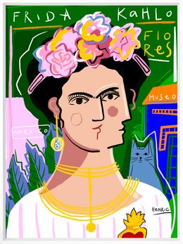 Print, Frida Kahlo, Jean-Philippe Henric