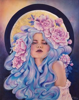 Peinture, Blossom Grace, Blanca Plata