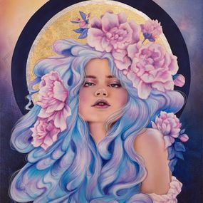 Peinture, Blossom Grace, Blanca Plata