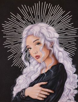 Peinture, Transcendent Glow, Blanca Plata