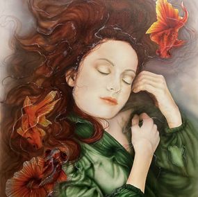 Peinture, Whispers of the Wonder Pond, Blanca Plata
