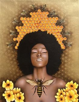 Peinture, Queen Bee, Blanca Plata