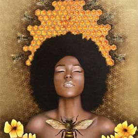 Peinture, Queen Bee, Blanca Plata