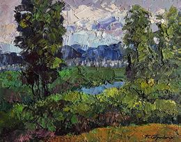 Painting, It's getting dark, Boris Serdyuk