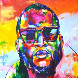 Painting, Wealthy African man., Iryna Kastsova