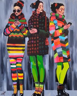 Painting, Connected in Color, Trayko Popov
