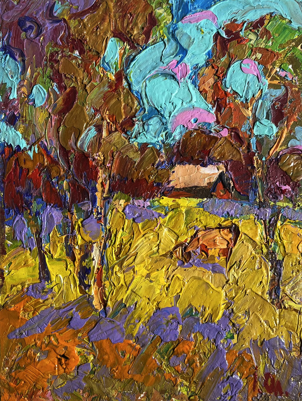 Ivanyuk Oleksiy, Cow in the field Ivanyuk Oleksiy, Cow in the field