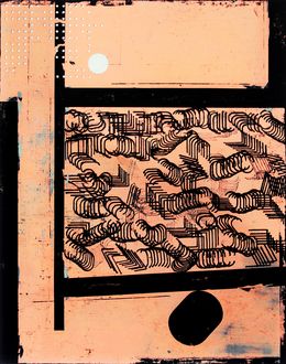 Painting, Flowscape 2., Petr Strnad