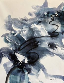 Painting, Evasion, Nadia Zouari