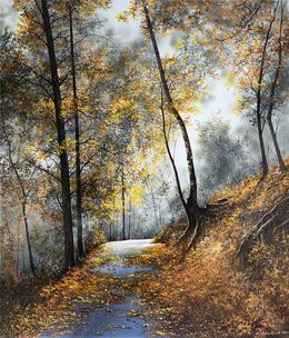 Painting, Pathway to Autumn, Sergey Miqayelyan