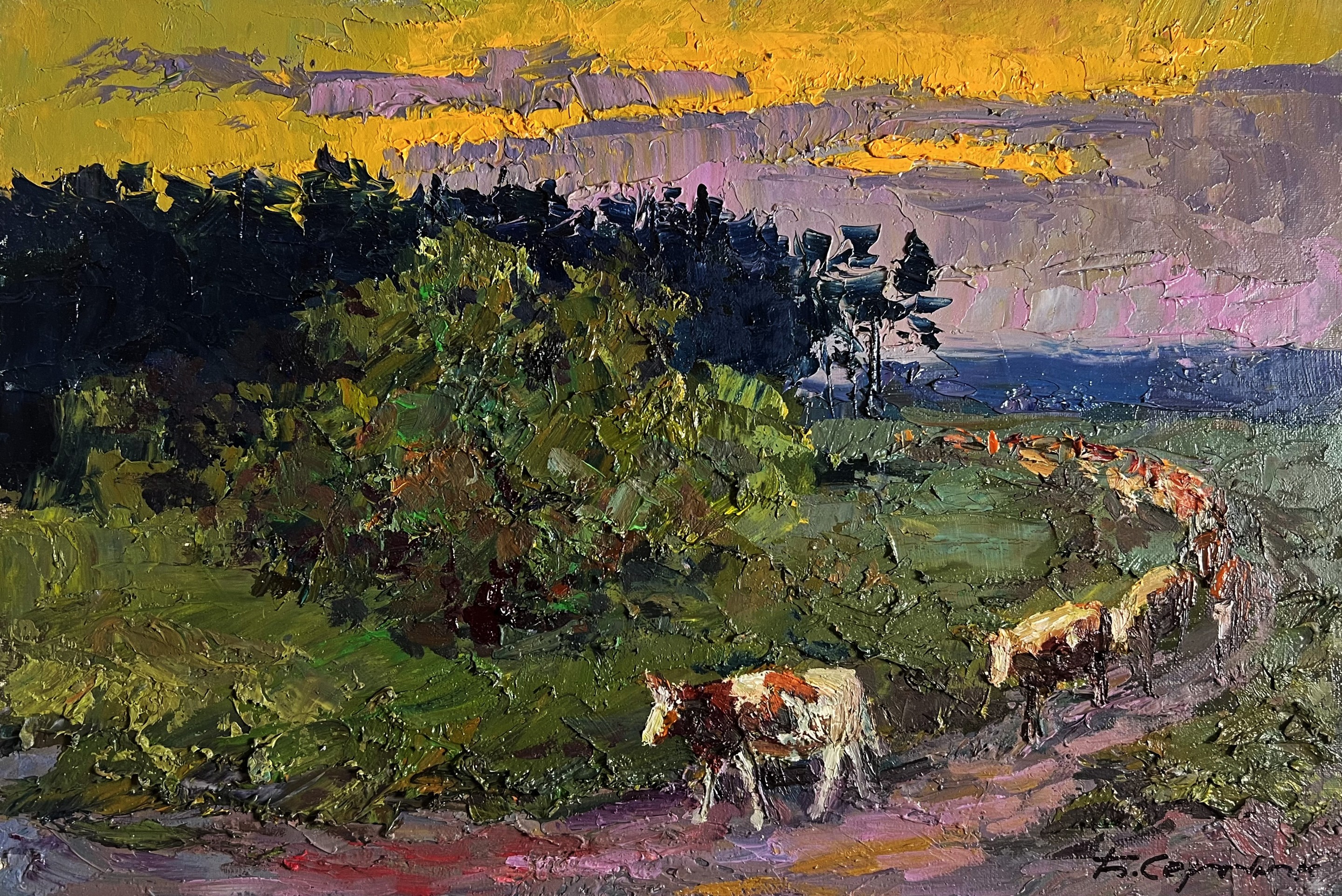 Boris Serdyuk, The cows are going home Boris Serdyuk, The cows are going home