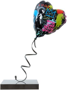 Skulpturen, Flying Balloon Heart, Mr Brainwash